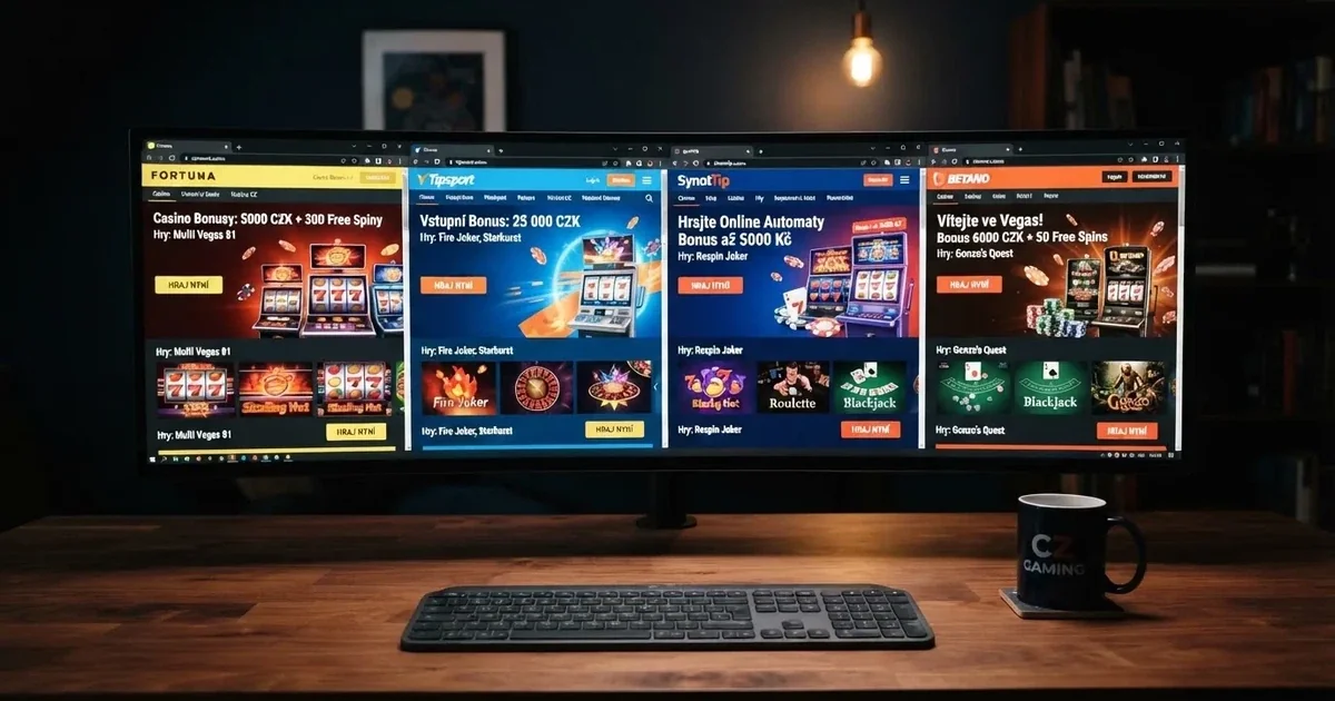 Nejlepší online casino CZ 2026 — průvodce licencovanými provozovateli